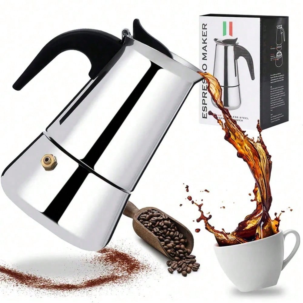 Coffee Equipment Accessories - 12Cup Coffee Maker Stainless Steel Espresso