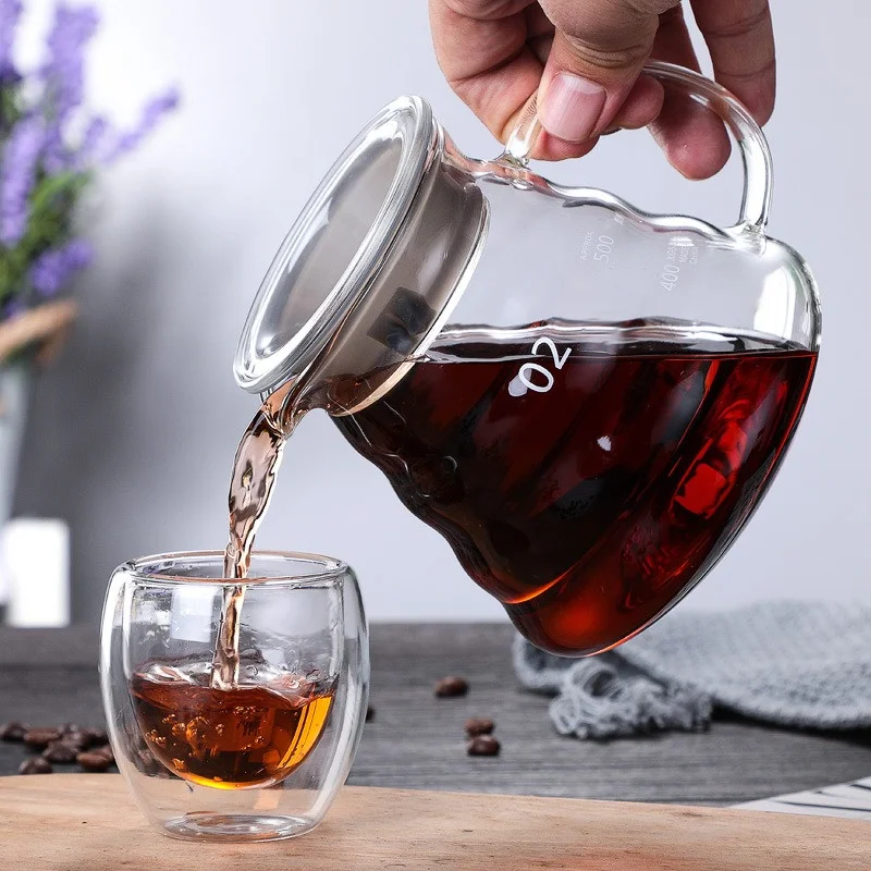 Coffee Equipment Accessories - 350/600/800ml Hand Brew Coffee Carafe Clouds