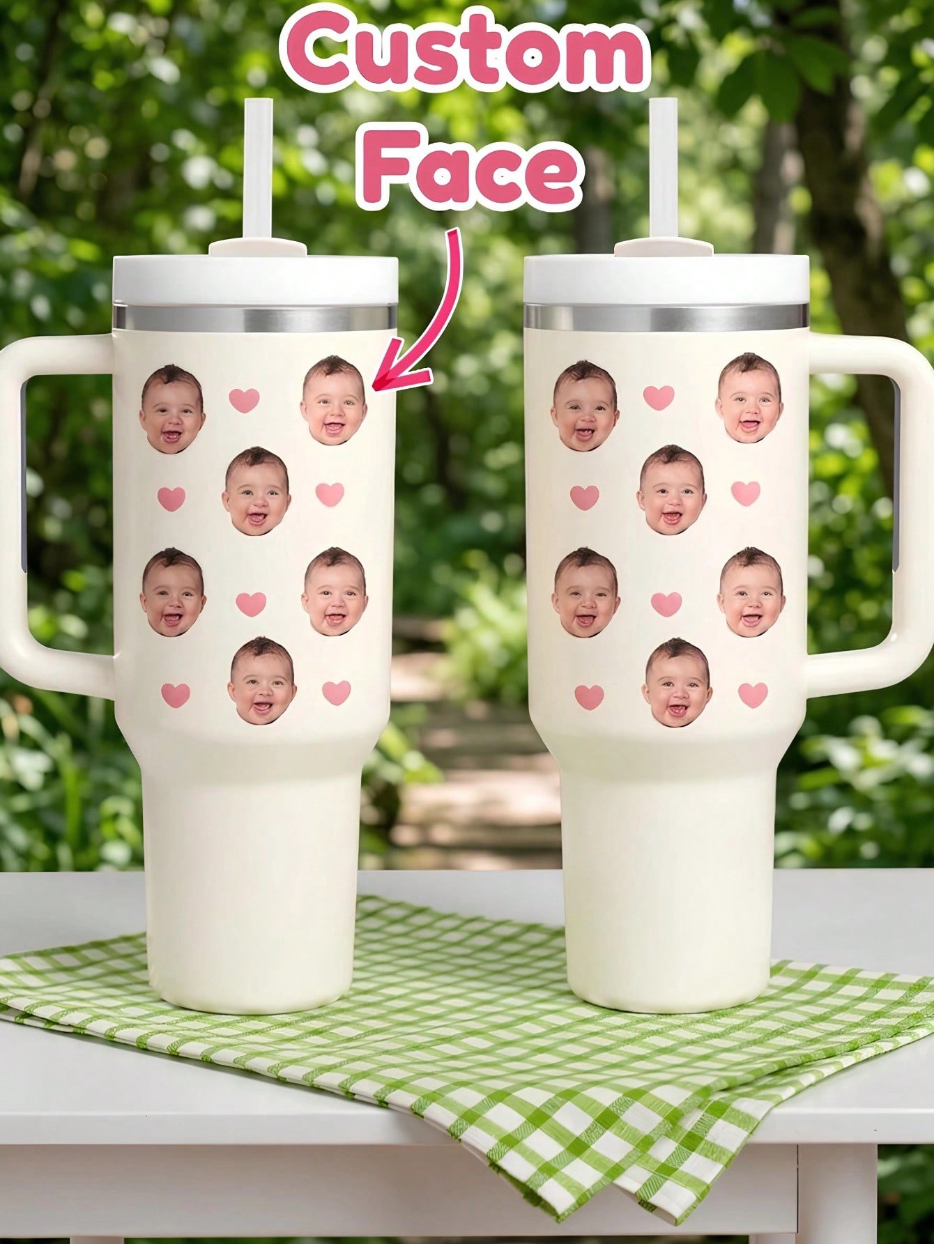 Coffee Equipment With Name - Custom Face Insulated Tumbler 40oz with