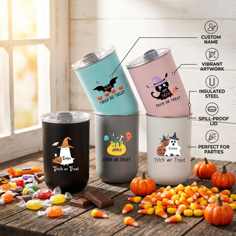 Personalized and Cute Hallowee - Coffee Equipment With Name 评论和价格