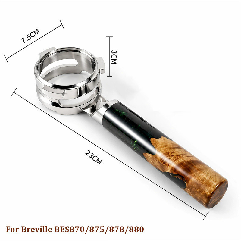 Stainless Steel Flat Place 54m - Naked Portafilter Bottomless 评论和价格