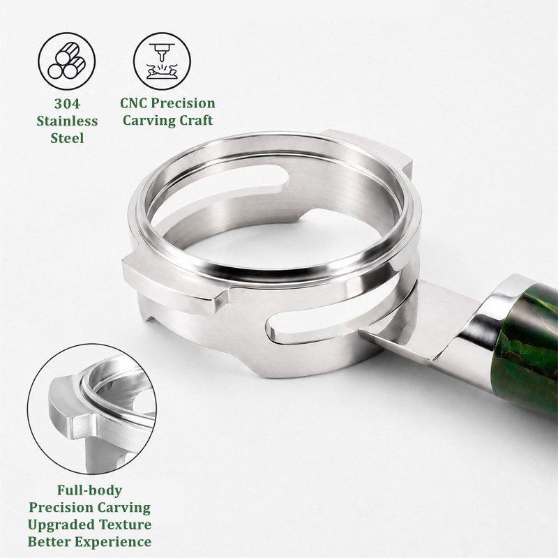 Stainless Steel Flat Place 54m - Naked Portafilter Bottomless 评论和价格