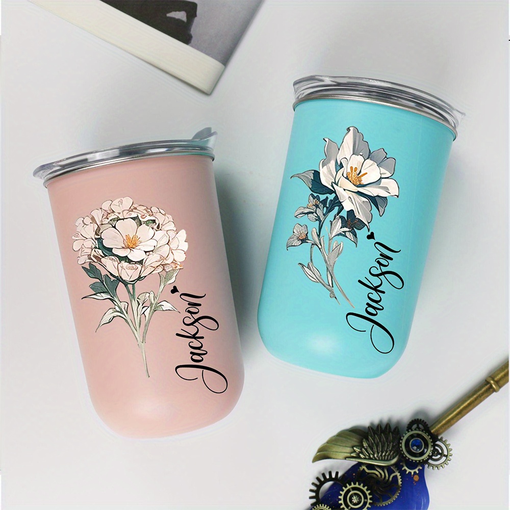 Custom Name Vintage White Flor - Coffee Equipment With Name 评论和价格