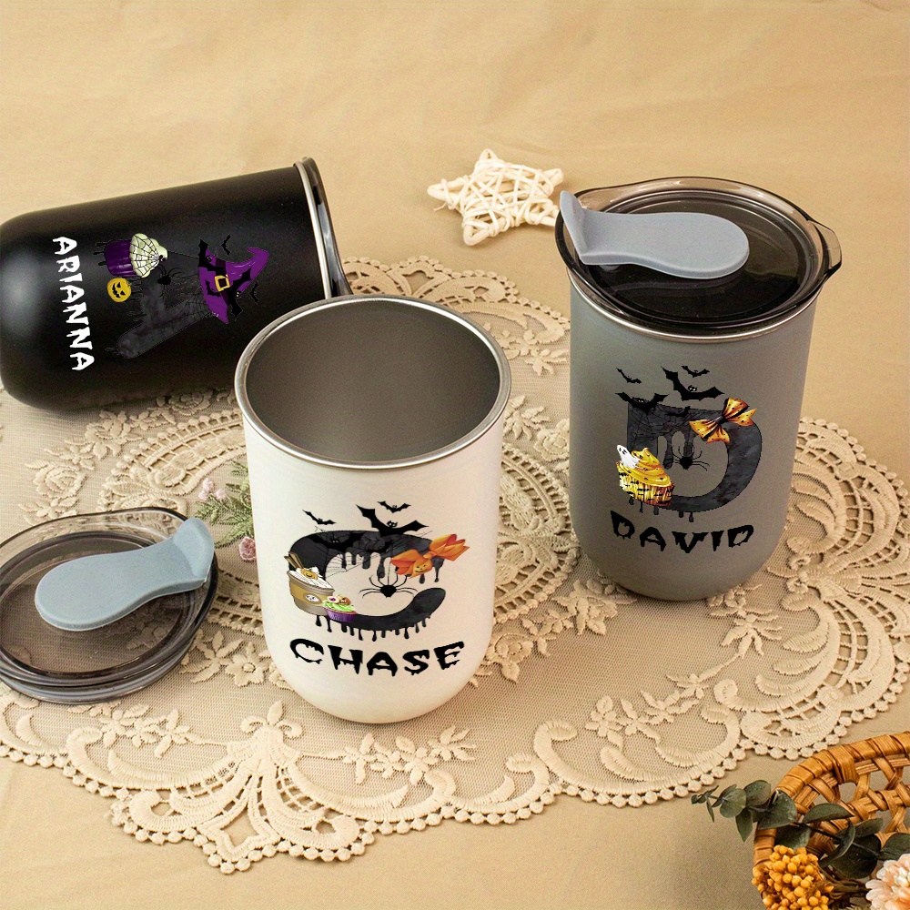 Custom Halloween Monogram Name - Coffee Equipment With Name 评论和价格