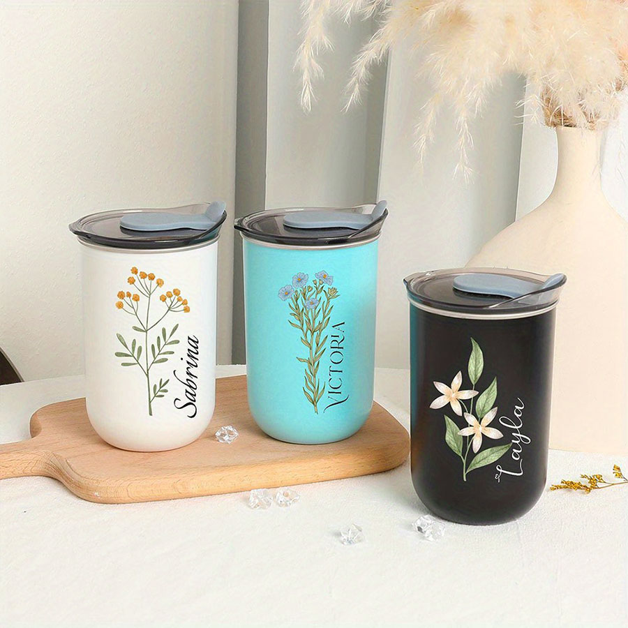 Personalized Name Birth Flower - Coffee Equipment With Name 评论和价格