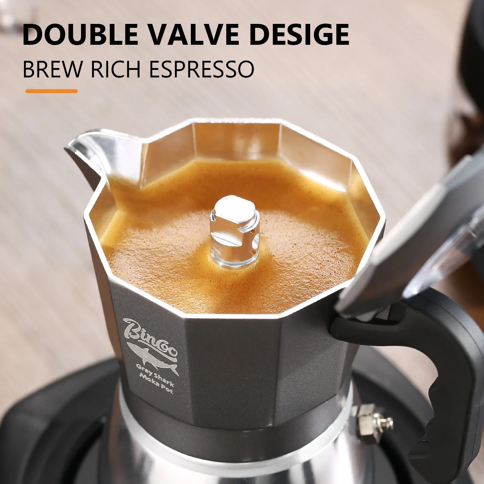 Bincoo 2 Cups Double Valve Mok - Coffee Equipment Accessories 评论和价格