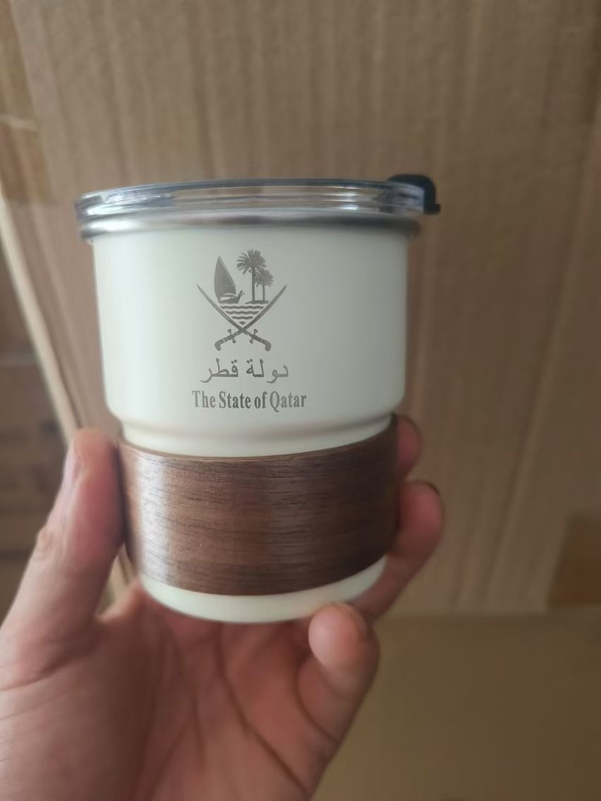 The State of Qatar Logo Stainl - Coffee Equipment Logo 评论和价格