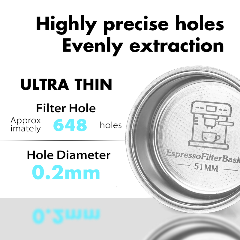 51mm Coffee Bottomless Portafi - Naked Portafilter Bottomless 评论和价格