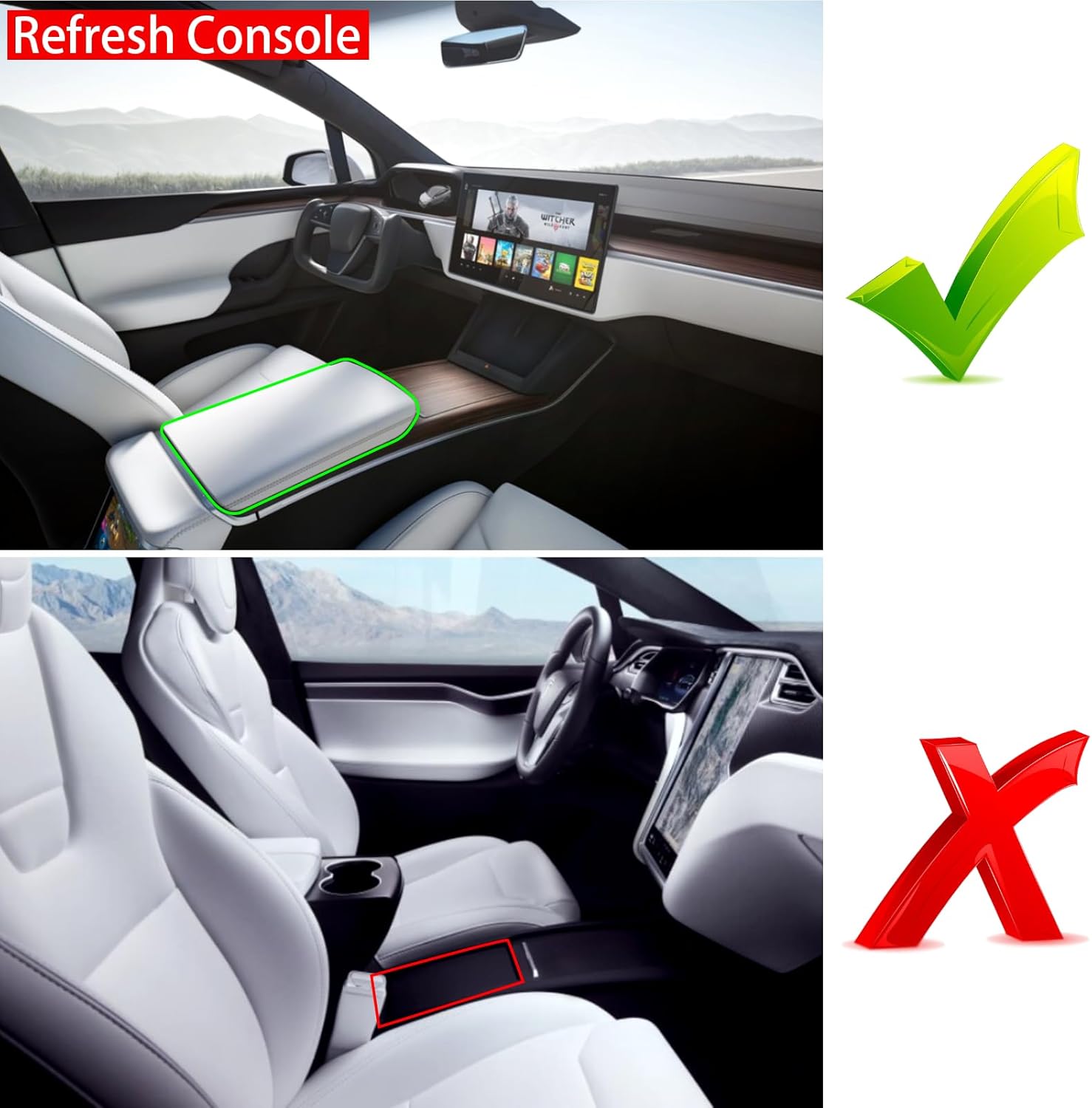 For Tesla Model S Model X Plai - Coffee X 评论和价格