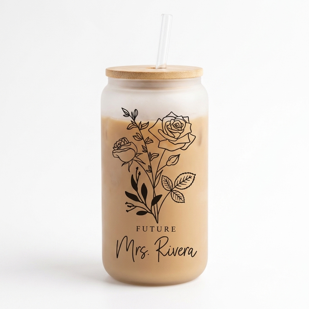 Personalized Name Glass Cup, C - Coffee Equipment With Name 评论和价格