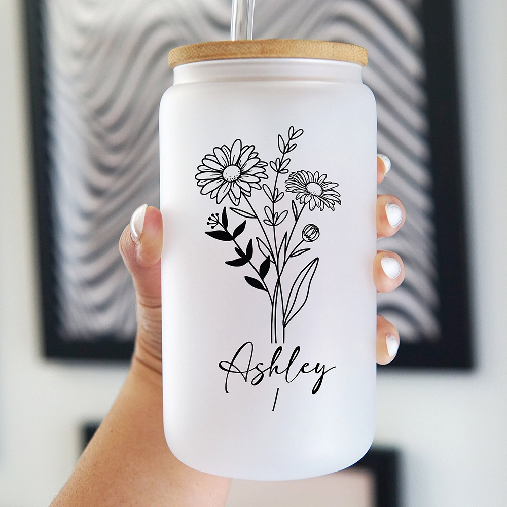 Customized Name Frosted Glass  - Coffee Equipment With Name 评论和价格