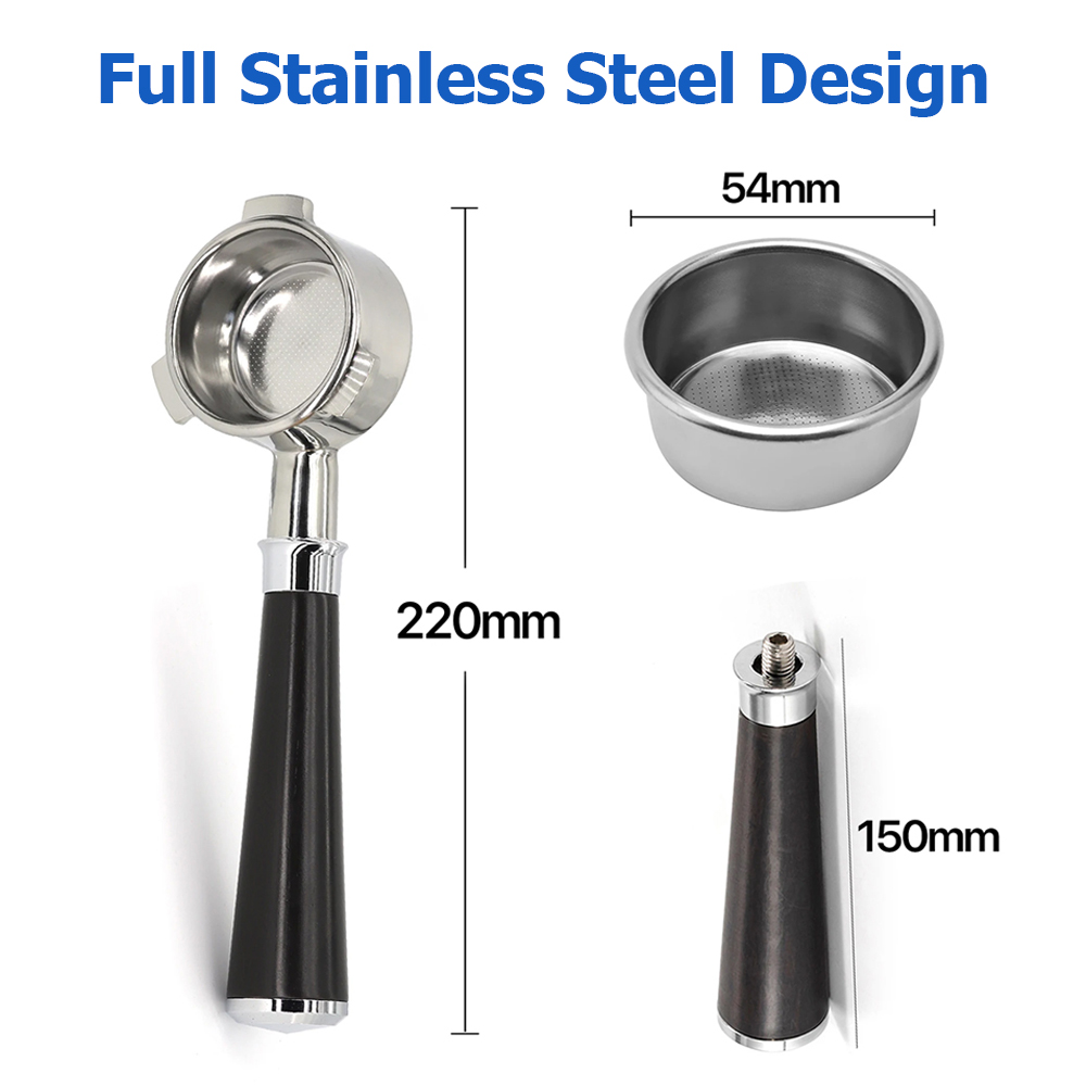 54mm 3 Ear Coffee Bottomless P - Naked Portafilter Bottomless 评论和价格