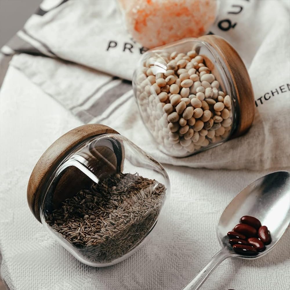 Glass Food  Containers with Wo - Coffee X 评论和价格
