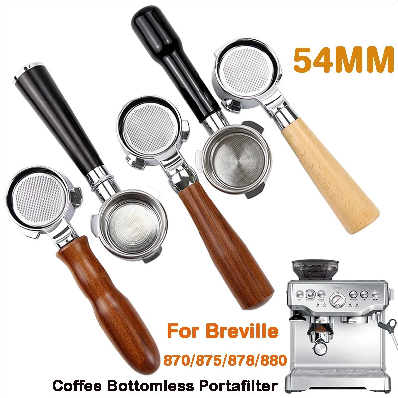 Stainless Steel Breville 54mm  - Naked Portafilter Bottomless 评论和价格